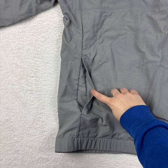 SOUTHERN TIDE Mens 'Shoreline Performance Pullover' XL Gray 1/2 Zip Nylon Jacket - Picture 8 of 11